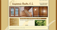 Desktop Screenshot of carpinteriaclaudio.es